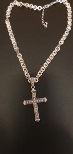 Ketting, Met hanger, Ophalen of Verzenden, Zo goed als nieuw, Zilver