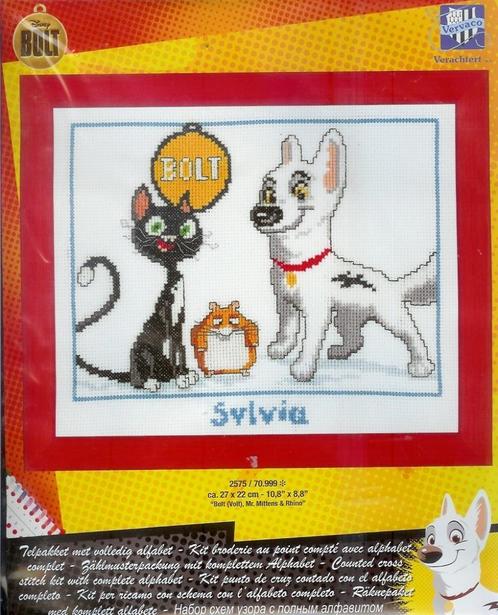 Cado opruiming disney borduurpakket, svlvia laatste, Hobby en Vrije tijd, Borduren en Borduurmachines, Nieuw, Borduurpakket, Handborduren
