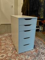 Ikea Alex Ladeblok met 5 lades wit, Ophalen, Minder dan 50 cm, 5 laden of meer, Zo goed als nieuw