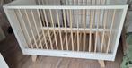 Kidsmill Lars Babybed Wit / Naturel 60 x 120 cm, Kinderen en Baby's, Babywiegjes en Ledikanten, Ophalen, Gebruikt, Ledikant
