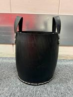 Rubberen pot/mand, Huis en Inrichting, Woonaccessoires | Schalen en Manden, Ophalen, Zo goed als nieuw, Rond, Riet