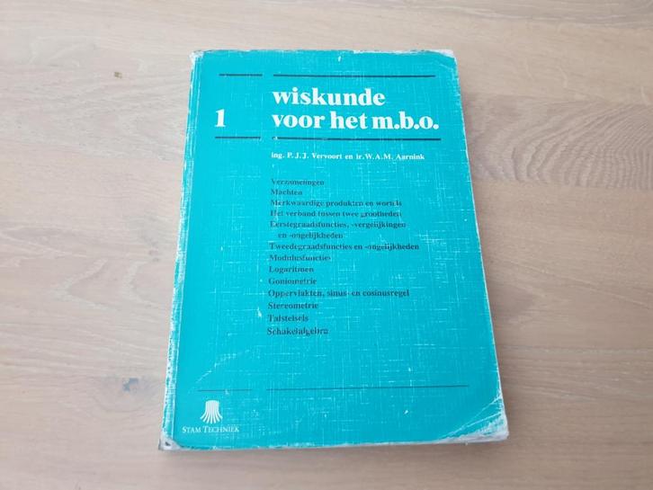 Wiskunde voor het MBO - Deel 1, Boeken, Studieboeken en Cursussen, Gelezen, MBO, Ophalen of Verzenden