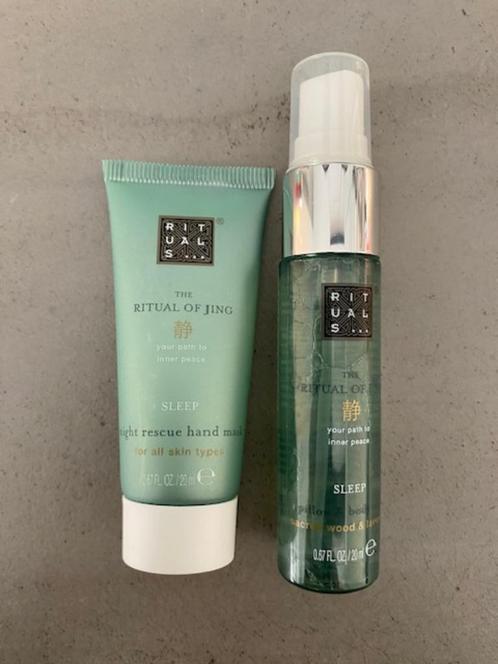 Nieuw Rituals Jing sleep set hand mask pillow body mist, Sieraden, Tassen en Uiterlijk, Uiterlijk | Lichaamsverzorging, Nieuw