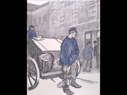 Spotprent over toestand van Nederlandse militaire hospitale, Antiek en Kunst, Kunst | Litho's en Zeefdrukken, Verzenden