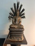 Bronzen Boeddha met Naga, Ophalen of Verzenden