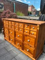 Ladenkast / apothekerskast / dressoir grenen met 12 lades, Huis en Inrichting, Kasten | Ladekasten, Zo goed als nieuw, Minder dan 100 cm