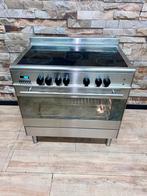 Boretti M-System keramische Fornuis RVS 5 zones 90 cm, Witgoed en Apparatuur, Fornuizen, 60 cm of meer, Keramisch, Ophalen of Verzenden