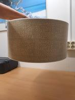 Lampenkap hanglamp - slangenprint - zo goed als nieuw, 25 tot 50 cm, Grijs, Rond, Ophalen of Verzenden