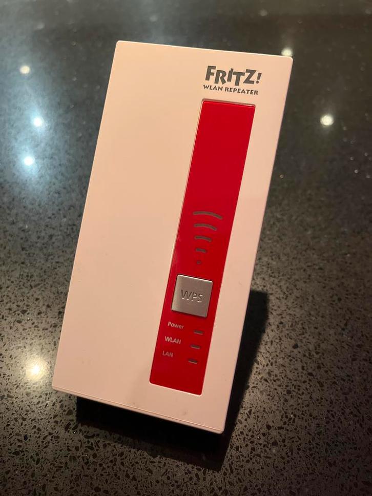 Fritz! Repeater 1750E - WLAN Versterker, Computers en Software, WiFi-versterkers, Gebruikt, Ophalen of Verzenden