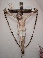 Heilige beeld Jezus aan kruis, Verzamelen, Religie, Ophalen of Verzenden, Zo goed als nieuw, Beeld(je)