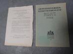 Boekje arbeidsovereenkomst 1940, Ophalen of Verzenden, Zo goed als nieuw