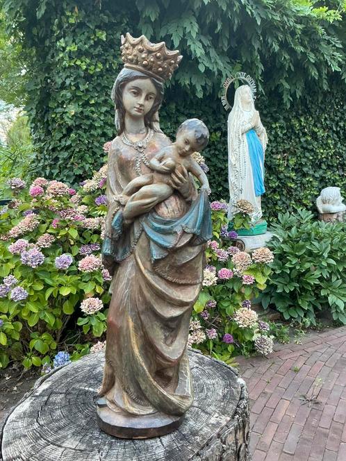 Prachtig Belgisch Mariabeeld ❤️ Maria met kindje, Antiek en Kunst, Antiek | Religie, Ophalen of Verzenden