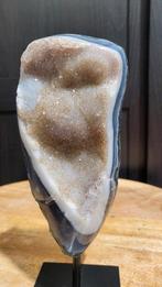 Agaat met amethist op standaard, Ophalen of Verzenden