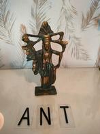 Grieks bronzen beeld - Vrouw in gewaad, Ophalen of Verzenden