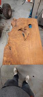 Moerashout epoxy tafel, Doe-het-zelf en Verbouw, Hout en Planken, Ophalen of Verzenden, Plank, 50 mm of meer, Minder dan 200 cm