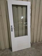 Nieuwe hardhouten buitendeur achterdeur!, Doe-het-zelf en Verbouw, Deuren en Horren, Ophalen, 80 tot 100 cm, Nieuw, Buitendeur