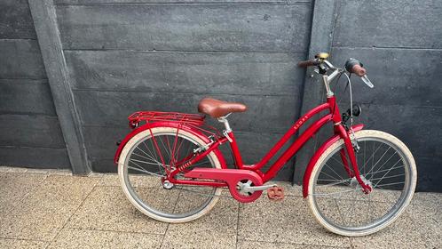 Zeer nette meisjesfiets B’twin 24 inch.5 versnellingen, Fietsen en Brommers, Fietsen | Meisjes, Zo goed als nieuw, 24 inch, Handrem