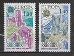 Frans Andorra 1977 EUROPA CEPT pfris landschappen, Verzenden, Overige landen, Postfris