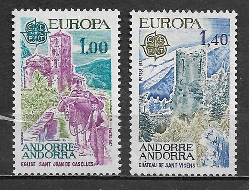Frans Andorra 1977 EUROPA CEPT pfris landschappen, Postzegels en Munten, Postzegels | Europa | Overig, Postfris, Overige landen