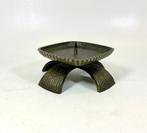 Brutalist Kandelaar - Japanse Stijl, Ophalen of Verzenden, Koper of Brons