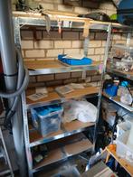 Metalen stellingkast met 5 planken, Ophalen, Gebruikt