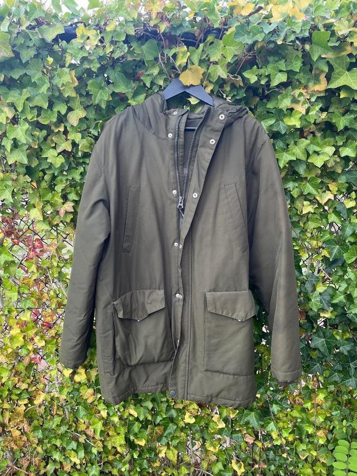 DCSHOES jas donker groen €30, Kleding | Heren, Jassen | Winter, Gedragen, Maat 52/54 (L), Groen, Ophalen of Verzenden