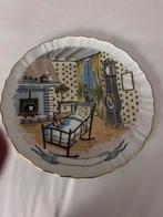 Genoortegeschenk boordje franse porcelijn, Ophalen of Verzenden