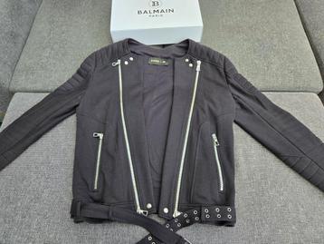 Balmain Paris X biker jacket zipper belt maat Large nieuw LV beschikbaar voor biedingen