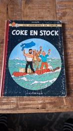 Stripboek Franstalig Tintin, coke en stock uit 1949, Ophalen of Verzenden