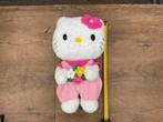 Nieuwe zgan grote Hello Kitty knuffel 40/45cm bloemetjes, Kinderen en Baby's, Speelgoed | Knuffels en Pluche, Ophalen, Nieuw, Poes