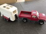 Schleich pick up met paardentrailer, Kinderen en Baby's, Speelgoed | Overig, Ophalen of Verzenden, Zo goed als nieuw, Jongen of Meisje