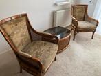 Mooi setje met 2 fauteuils en rotan tafel, Ophalen