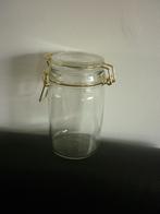 Voorraadpotje met klemdeksel / Glazen potje met deksel, Ophalen of Verzenden, Zo goed als nieuw, Glas, Pot, Bus of Blik
