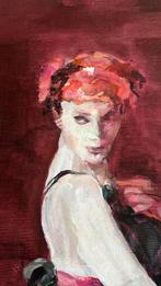 Levante - van de bekende Renée Hogeland acryl met inkt, Ophalen