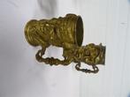 A6709. 4x Tinnen TobyJugs, Antiek en Kunst, Antiek | Tin, Ophalen of Verzenden