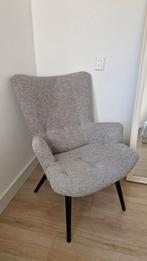 Leenbakker Fauteuil antraciet/grijs, Huis en Inrichting, Fauteuils, Ophalen, Gebruikt, Minder dan 75 cm, Stof