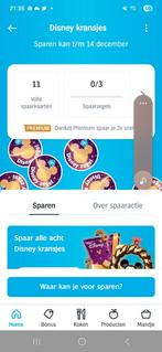 11 volle spaarkaarten Disney kransjes, Verzamelen, Supermarktacties, Ophalen
