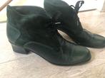 Prachtige leren vintage laarsjes groen Franco Bonoldi, Kleding | Dames, Schoenen, Ophalen of Verzenden, Zo goed als nieuw, Groen