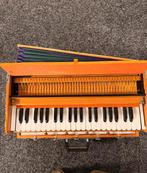 Harmonica Toetsaccordeon met Koffer, Muziek en Instrumenten, Accordeons, Overige merken, Overige formaten, Zo goed als nieuw, Met koffer