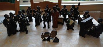 Complete All that jazz beeldengroep (zgan) 17 delig !  beschikbaar voor biedingen