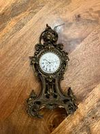 Franse cartel bronzen kastklok, Antiek en Kunst, Antiek | Klokken, Ophalen of Verzenden