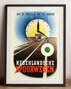 mooi NEDERLANDSE SPOORWEGEN NS Affiche Poster, Verzamelen, Spoorwegen en Tramwegen, Verzenden, Nieuw, Trein, Kaart of Prent