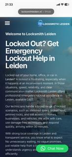 Locksmith leiden Locked Out? Get Emergency Lockout Help !, Tickets en Kaartjes, Eén persoon