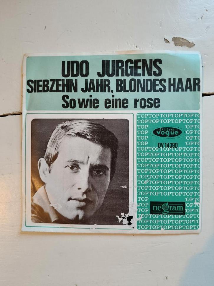 Udo Jürgens - Siebzehn Jahr, Blondes Haar 7" Single, Cd's en Dvd's, Vinyl Singles, Gebruikt, Single, Pop, 7 inch, Ophalen of Verzenden