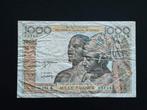 Senegal 1000 francs 1977-79 VF, Ophalen of Verzenden, Overige landen