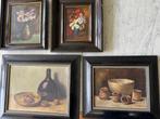 Leuke collectie van vier stillevens, Ophalen of Verzenden