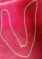 Zilveren ketting 63 cm., Ophalen of Verzenden, Gebruikt, Zilver, Zilver