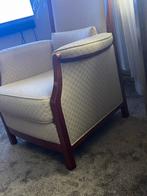 2 x Klassieke fauteuil met stoffen bekleding, Huis en Inrichting, Fauteuils, Ophalen, Gebruikt, Minder dan 75 cm, 50 tot 75 cm