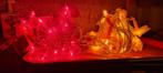 2 lichtsnoeren feestverlichting  20 lampjes rood en geel, Muziek en Instrumenten, Licht en Laser, Nieuw, Ophalen of Verzenden