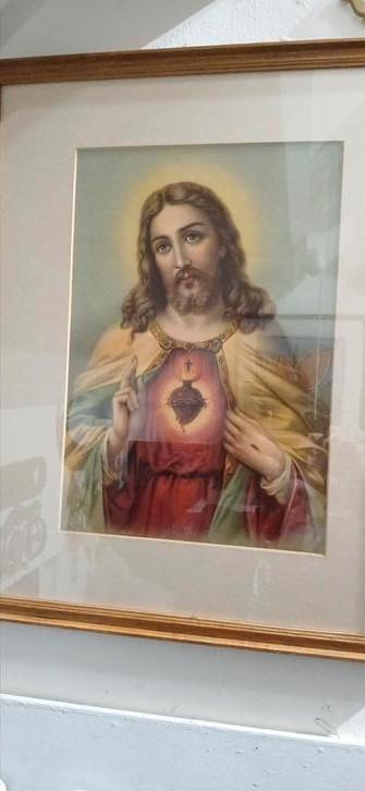 Religieuse schilderijen, Antiek en Kunst, Antiek | Religie, Ophalen of Verzenden